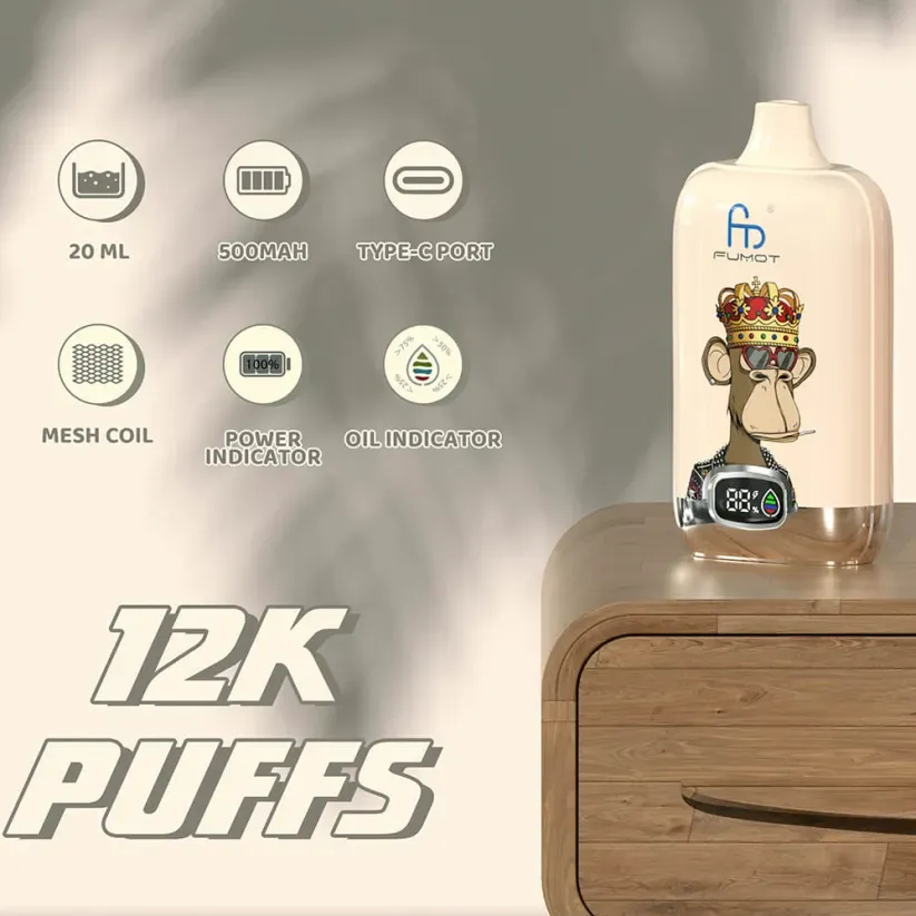 Fumot Digital Box 12000 Puff Disposable Vape