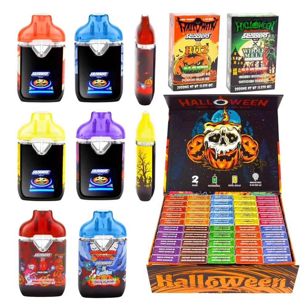 EMPTY Sluggers Hit Halloween 2g Disponibel Vape Pen Switch Dual Flavors