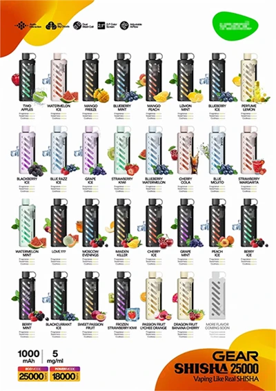 Vozol Gear Shisha 25000 Puffs Engangsvape