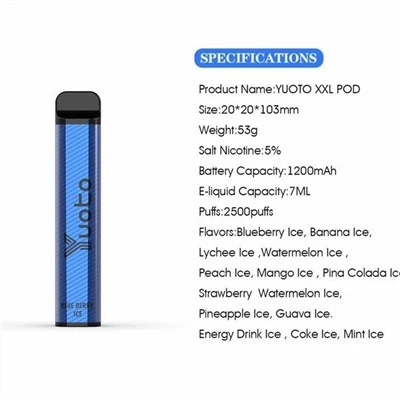 Yuoto XXL 2500 Puffs engangsvape
